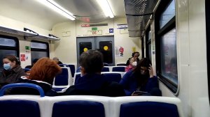 Песня "Малиновый звон" в электричке ЭД4М 0328 Горьковского направления.