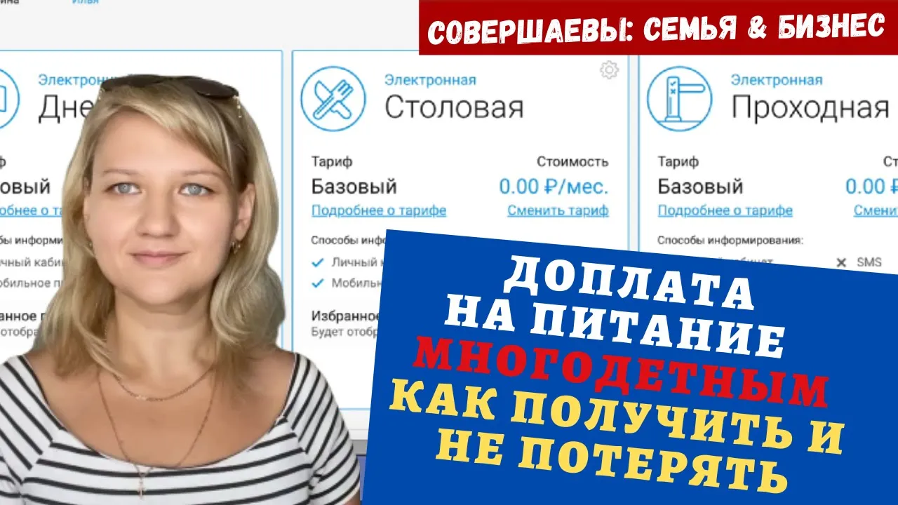 Выплаты многодетным семьям , Льготы на питание в школе , Детские выплаты , Многодетная семья