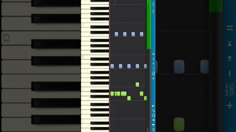 Афродита - Валера - Как играть на пианино #shorts #pianotutorial #synthesia