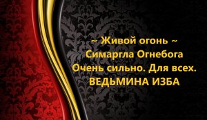 ЖИВОЙ ОГОНЬ СИМАРГЛА ОГНЕБОГА..ОЧЕНЬ СИЛЬНАЯ ЧИСТКА..ДЛЯ ВСЕХ..АВТОР: ИНГА ХОСРОЕВА