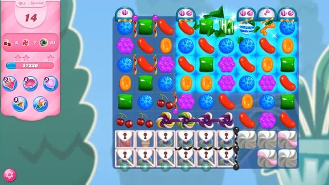 Candy Crush Saga Level 11081 Special BLUE SNOW FLAKE смотреть онлайн