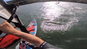 First Person View (FPV) Rhine River session / Windsurfing at Lorch (Rheingau)