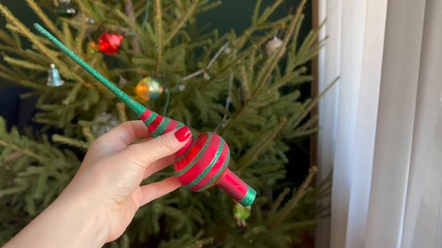 ?Моя коллекция новогодних игрушек ❄️ ёлка в винтажном духе смотреть онлайн