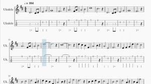 Ukulele Tab: How to play Seigi No Chikara (Fairy Tail) by Yasuharu Takanashi