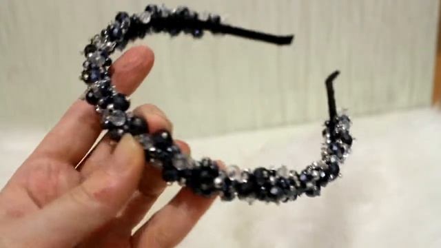 ободок из бисера и бусин смотреть онлайн