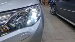 Toyota Rav 4 Замена биксеноновых линз на BI-LED линзы ZORKiY Gray Wolf G11 5000K