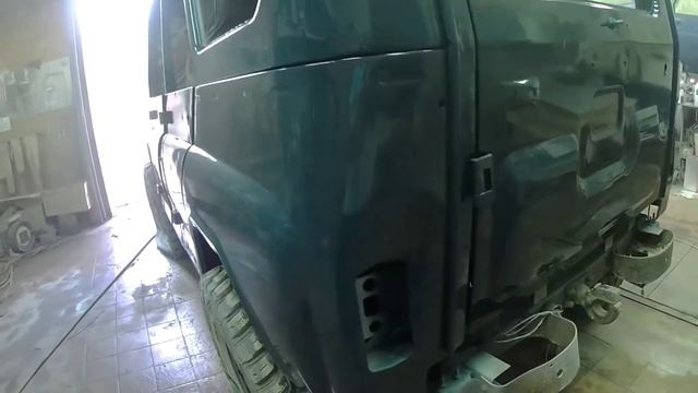 ПОКРАСКА   УАЗА /для OFF ROADа.Гаражная покраска
