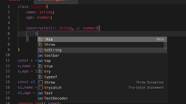 TypeScript tutorial 12: TypeScript class | How to create class and objects in TypeScript