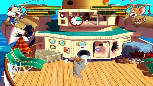 Tom and Jerry Video Game for Kids - Tom and Butch vs Jerry and Monster Jerry - Funny Cartoon Games смотреть онлайн