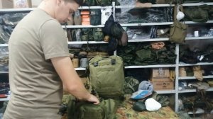 Обзор на рюкзак тактический с тремя подсумками