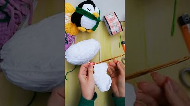 Плюшевый Пингвин крючком