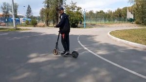 Тест драйв электро самаката NineBotЮ крутим пятаки ли бы владелец не знал об этом)))))))))))