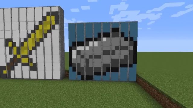 Iron Ingot Banner Pixel Art Showcase - Minecraft смотреть онлайн