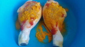 Голень куриная жареная в мультиварке