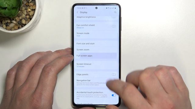 How to Find and Manage Display Settings on SAMSUNG Galaxy M31s  Dark and Color Modes Display Siz