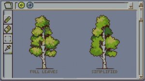 How to Draw Pixel Art Trees! (My method)