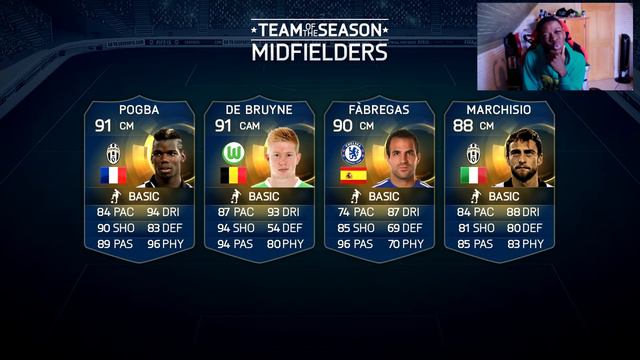 THE BEST TOTS CARDS - FIFA 15 TEAM OF THE SEASON !! смотреть онлайн