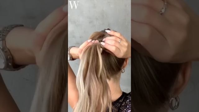 Анастасия Павлова показала универсальную прическу из резинок! #hair #shorts #прически #лайфхак #lif