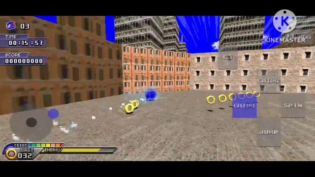 Srb2 unleashed mod | rooftop run act 1 speedrun[modern sonic][on android]