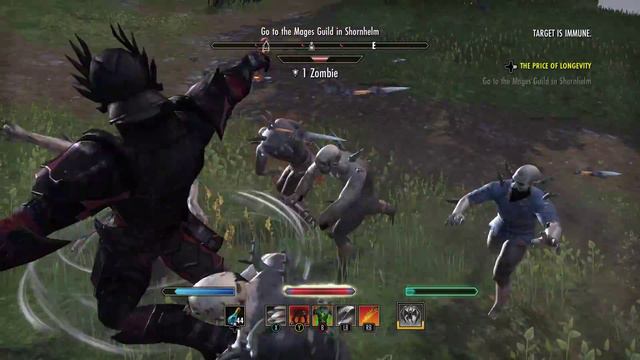 Eso Vr Level Grinding spot смотреть онлайн