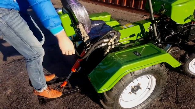 Минитрактор CATMANN XD-150 16 л.с. Плавающая навеска смотреть онлайн