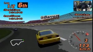 Logitech G27 play Gran Turismo 2 with Ford Mustang SVT Cobra at High Speed Ring | PSX