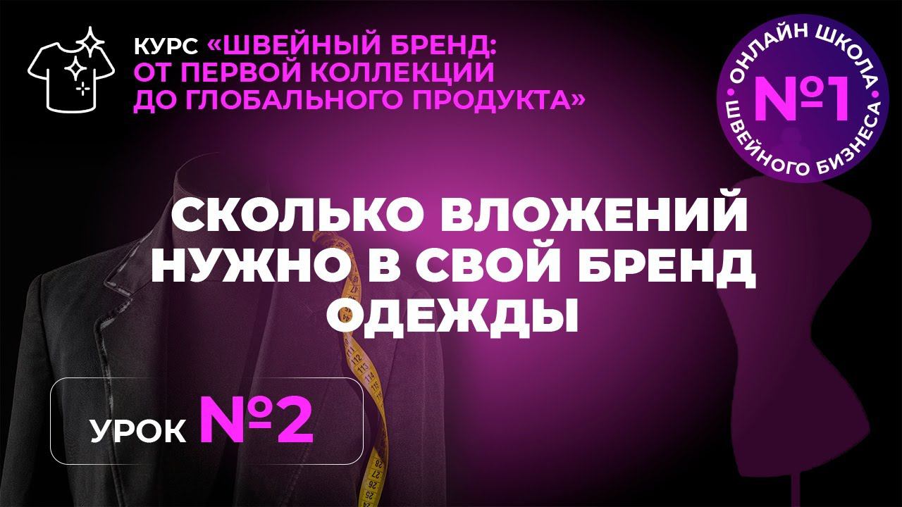 №177 Сколько нужно вложений в свой бренд одежды