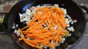 Рассольник на беконе с перловкой