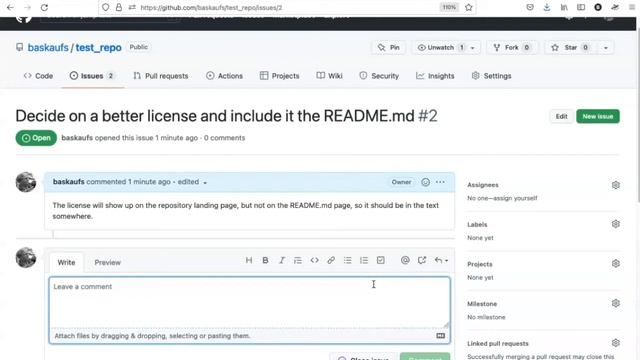 041d Commenting on and linking GitHub issues смотреть онлайн