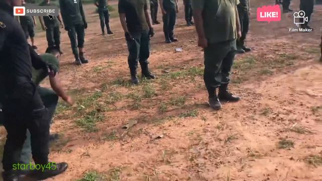 police body training in cambodia, тренировка полиций в Камбоджий смотреть онлайн