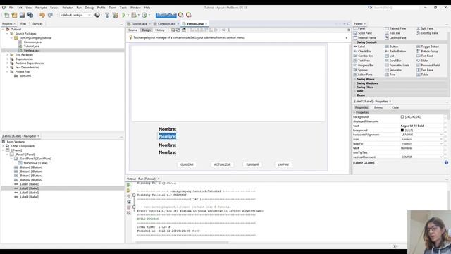 Como construir una ventana para CRUD con el diseñador de NetBeans Parte 2 CRUD Completo
