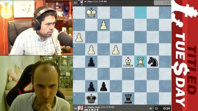 Шахматное ШОУ!!! Хикару Накамура - Сергей Жигалко