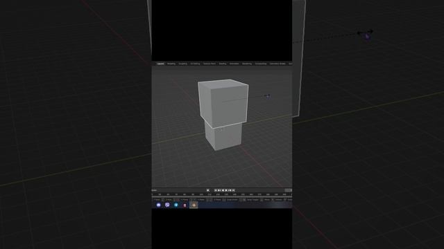 Как создать простой домик в Blender   за 1 минуту