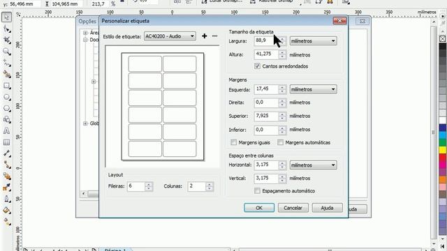 Como criar varios Cartões de etiquetas no CorelDRAW X5 смотреть онлайн