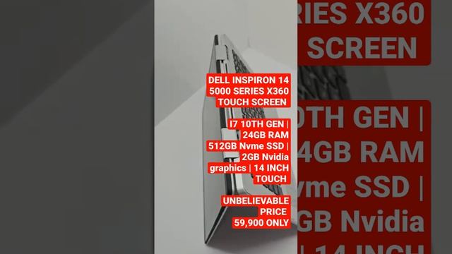 DELL INSPIRON 14 5000 SERIES X360 TOUCH SCREEN EN | 24GB RAM51GBNve SSD | 2GB PRICE 59,900 смотреть онлайн