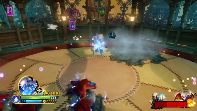 Skylanders Imaginators - Arcquo (Water Bowslinger) All Upgraded Skills + BEST SKILLS - GAMEPLAY смотреть онлайн