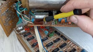 осциллограф с1-112а 1990г.в. обзор плат на содержание радиодеталей с драгметаллами