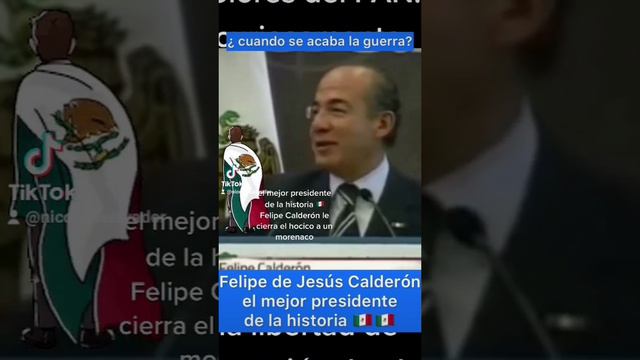 Felipe Calderón 🇲🇽 nos muestra como callar a un comunista morenacos 🤮