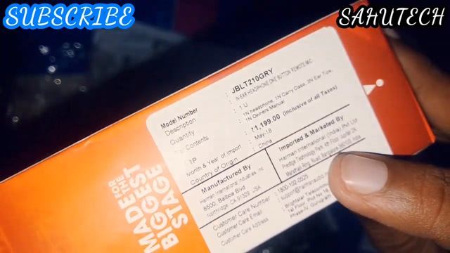 JBL T210 HEADPHONE UNBOXING..... смотреть онлайн