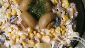 Салат Шанхай с ананасами