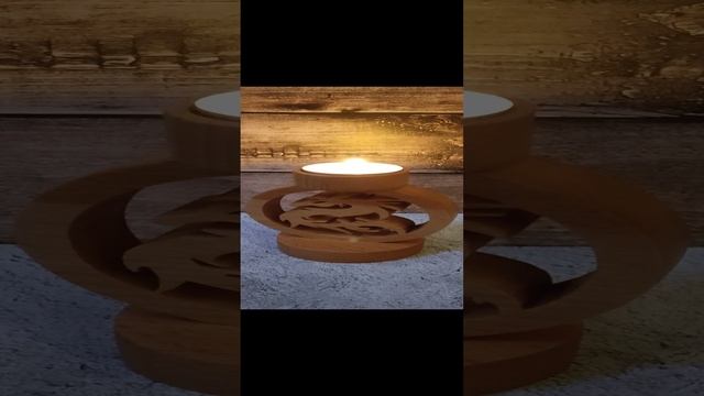 Подсвечник из Бука