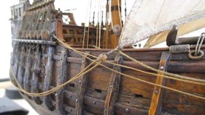 Модель парусника "Санта Мария"