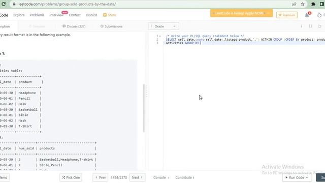 LeetCode || SQL Study Plan || Group Sold Products by the date смотреть онлайн