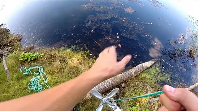 Нужная вещь на рыбалке - якорь незацепляйка.Рыбалка.Fishing смотреть онлайн