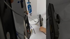 Монтаж (установка) биометрического замка MirLock FA12