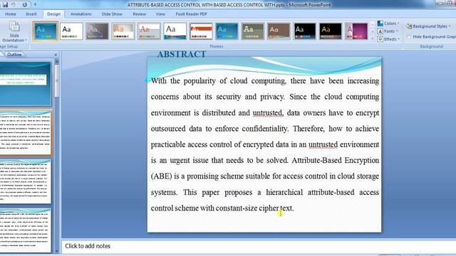 IEEE 2015 DOTNET ATTRIBUTE BASED ACCESS CONTROL WITH BASED ACCESS CONTROL WITH CONSTANT SIZE CIPHER