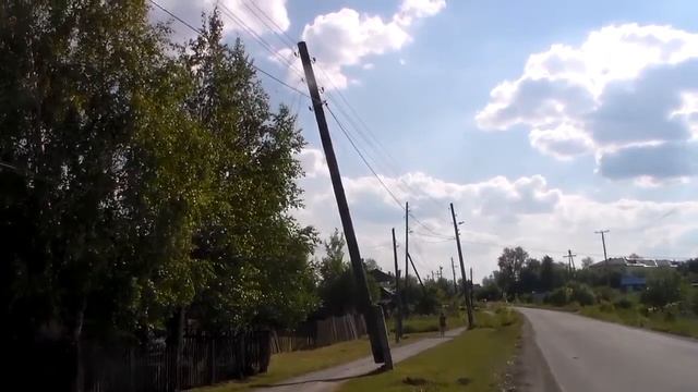 Экстремальная экскурсия по окраине Верхотурье или осторожно падающие столбы!