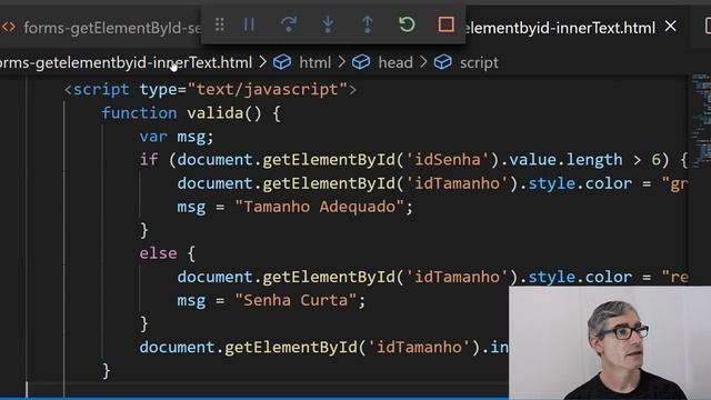 Curso de JavaScript Método getElementById Acessar elementos HTML смотреть онлайн