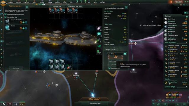 [10] An unfortunate retreat - Devouring Swarm Stellaris 2.5.1 - Moth Swarm смотреть онлайн