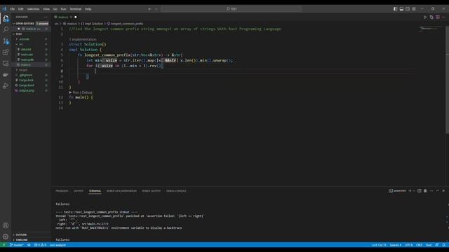 Rust Longest common prefix смотреть онлайн